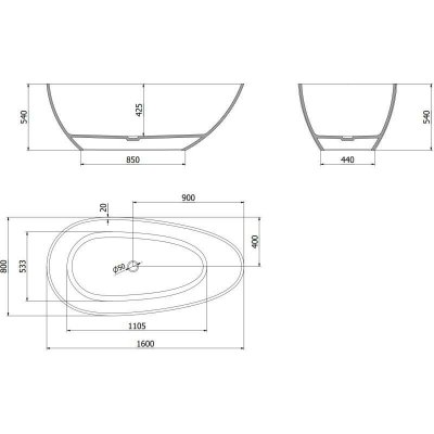 Mexen Glass 160 x 80 cm 58061608013 – Hledejceny.cz