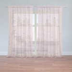 Sablio Záclony Barevné křížky: 2ks 150x250cm – Hledejceny.cz
