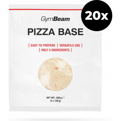 GymBeam Těsto na pizzu 20 x 280 g – Zboží Dáma