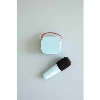 Lalarma Bluetooth Karaoke set Mikrofon a Reproduktor Blue – Zboží Dáma