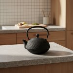 Aromeio Litinová čajová konvice s filtrem KAMIN 900 ml černá – Sleviste.cz