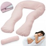 Flumi Těhotenský polštář ve tvaru U růžový – Zboží Dáma