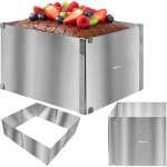 Ruhhy 27426 Nastavitelná forma na dort obdélníková nerez 20-38 x 24-45 x 15 cm – Zboží Dáma