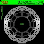 NG přední brzdový kotouč YAMAHA YZF R1 04-06 / 15-16, FZ1 06-13, R6 20-, V-MAX 09-16, MT-10 16-21 (320X132X5mm) (5X8,5mm) WAVE plovoucí (NG přední brzdový kotouč YAMAHA YZF R1 04-06 / 15-16, FZ1 06-13