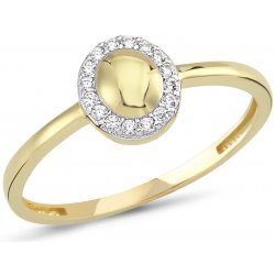 Lillian Vassago zlatý prsten se zirkony LLV66 GR108Y