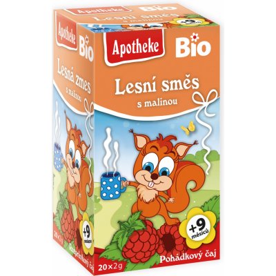 Apotheke Lesní směs s malinou BIO 20 sáčků 40 g – Zboží Dáma