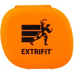 Extrifit pillbox - oranžový