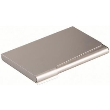 Durable Pouzdro na vizitky, matná stříbrná, kov, pro 20 ks, 241523