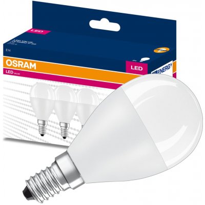 Osram 3x LED žárovka E14 P45 7W = 60W 806lm 2700K Teplá bílá – Zboží Živě