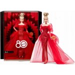 Mattel Barbie v červených šatech k 80. výročí JBJ17 – Zboží Dáma