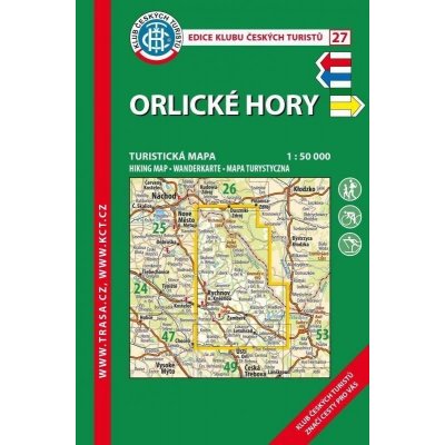 Orlické hory - turistická mapa KČT č.27 – Hledejceny.cz