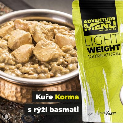 Adventure Menu Lightweight Kuře Korma s rýží basmati 400 g