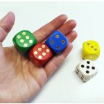 Kostky hrací lisované 25 mm – Zboží Živě