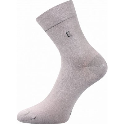 Lonka Společenské ponožky DAGLES balení 3 stejné páry světle šedá