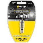 COYOTE Žárovka 12V LED 9 SMD T10 CAN BUS ready bílá VISION – Zbozi.Blesk.cz