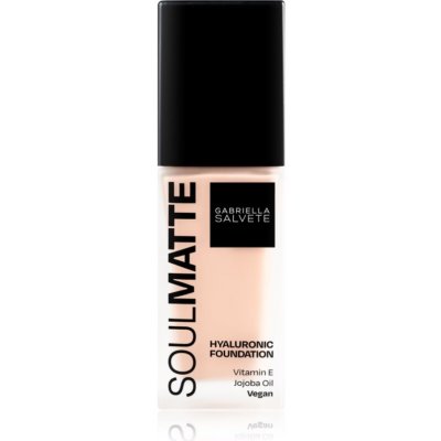 Makeup Gabriella Salvete Soulmatte Hyaluronic Foundation 01 Cold Porcelain 30 ml – Zboží Dáma