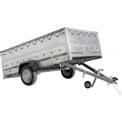 UNITRAILER GARDEN 265 KIPP s bočnicemi BIS, rámem H-0 a šedou plachtou | Zboží Auto
