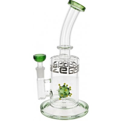 Blaze Glass Skleněný bong s perkolací Virus Green 24cm