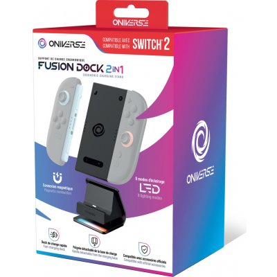 ONIVERSE Fusion Dock nabíjecí stanice Joy-Con 2 – Hledejceny.cz