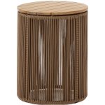 Kave Home Dandara 40 cm Béžový zahradní stolek – Hledejceny.cz