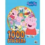 1000 samolepek v sešitu Prasátko Peppa – Zboží Dáma