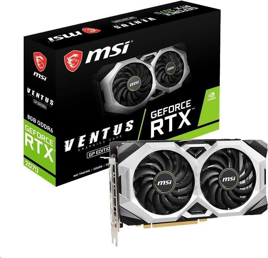 MSI GeForce RTX 2070 VENTUS GP od 8 490 Kč - Heureka.cz