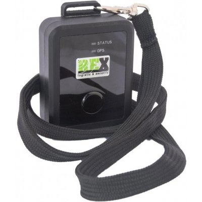 REX SOS tlačítko s GPS lokalizací REXpersonal přívěsek na krk (lanyard) – Sleviste.cz