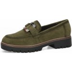 Tamaris dámské semišové polobotky olivové – Zboží Dáma