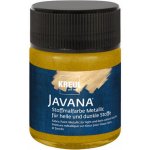 Barva na textil metalická Javana 50 ml zlatá – Zboží Mobilmania