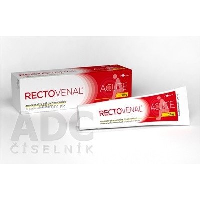 Rectovenal Acute anorektální gel na hemoroidy s aplikátorem 20 g