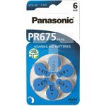 Panasonic baterie do naslouchadel 6ks PR675(44H)/6LB – Sleviste.cz