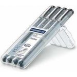 Staedtler 308 WP4 308 WP4 4 ks/bal. černý 0.1 mm 0.3 mm 0.5 mm 0.7 mm 1 ks – Zboží Dáma