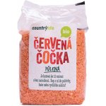 Country Life Čočka červená půlená Bio 0,5 kg – Zboží Dáma
