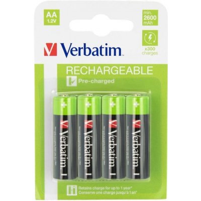 Verbatim AA 2600mAh 4ks 219534 – Zbozi.Blesk.cz