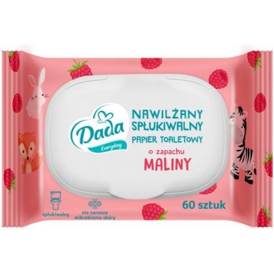 Dada vlhčený s vůní maliny 60 ks