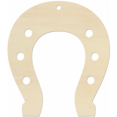 LYMFY Podkova 9x8cm přírodní dřevo – Hledejceny.cz