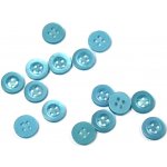 Knoflík košilový 18" 11mm bal. 15ks lesklý - více barev knoflík barva: 47 světle modrá lesklá – Zboží Dáma