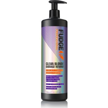 Fudge Clean Blonde hydratační kondicionér na ochranu barvy pro blond vlasy Violet Toning Conditioner 1000 ml