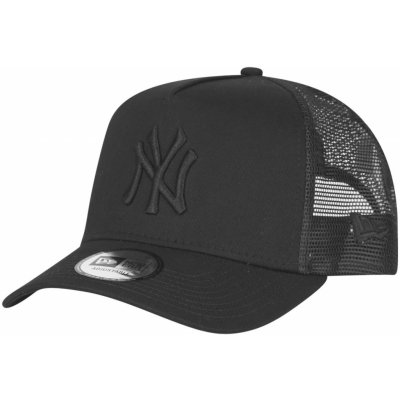 New Era 9Forty Trucker Clean NY Yankees Black On Black – Zboží Dáma