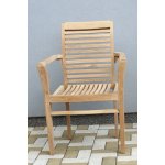 Nábytek Texim Stucking/New teakové stohovatelné křeslo – Zboží Dáma