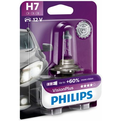 Philips VisionPlus 12972VPB1 H7 PX26d 12V 55W – Hledejceny.cz