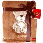 Bobobaby Dětská deka hnědý medvídek – Hledejceny.cz
