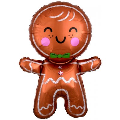Amscan Vánoční balónek fóliový Perníček 55 x 78 cm – Zboží Dáma