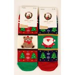 LOVEFUN dámské bavlněné vánoční ponožky FF02