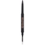 Makeup Revolution Duo Brow Definer precizní tužka na obočí Dark Brown 0,15 g – Zboží Dáma