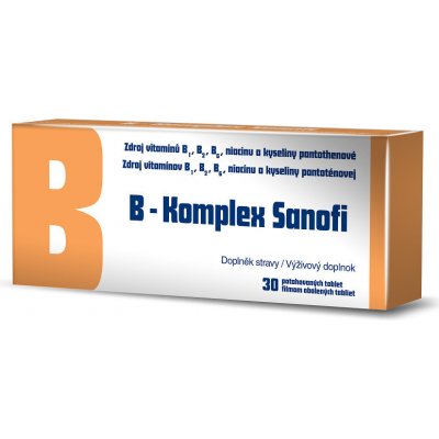 Sanofi B-Komplex 30 tablet – Zboží Mobilmania