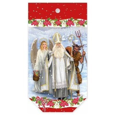 ARGUS Mikulášsky sáček dárkový pytlík 22 x 41 cm 20110005 – Hledejceny.cz