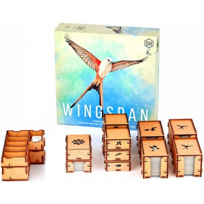 Vysoce kvalitní organizér Wingspan + expansion Na Křídlech insert – Zboží Mobilmania