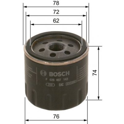 Olejový filtr BOSCH (BO F026407143) – Sleviste.cz