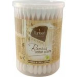 Lybar Natural Bamboo vatové tyčinky 100 ks krabice kulatá – Hledejceny.cz